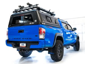 Toyota Tacoma Performance Exhaust - AWE Tuning - 0FG Cat Back with BashGuard - No Tips - `16-`22